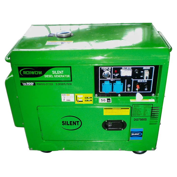 Sale CE 5.2KW Super Silent Diesel Portable Power Generator Set For Home Camping Small Silent Soundproof Diesel Generators Silent