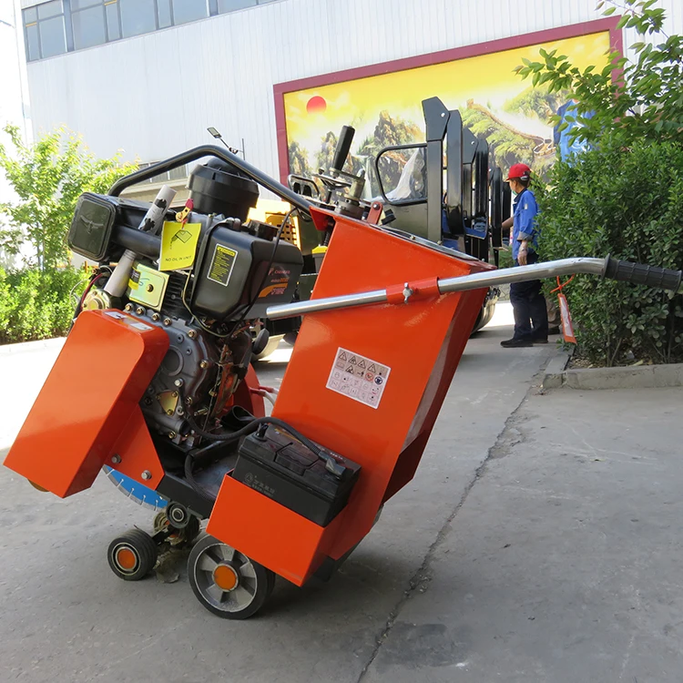 150mm Cutting Depth Hand Operated Concrete Asphalt Concrete Road Saw Cutting Machine