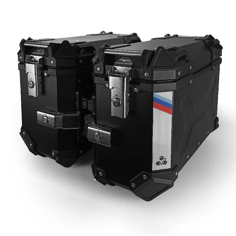 46l F2-moto Saddle Boxes Motorbike Pannier Case Aluminum Motorcycle Side Box