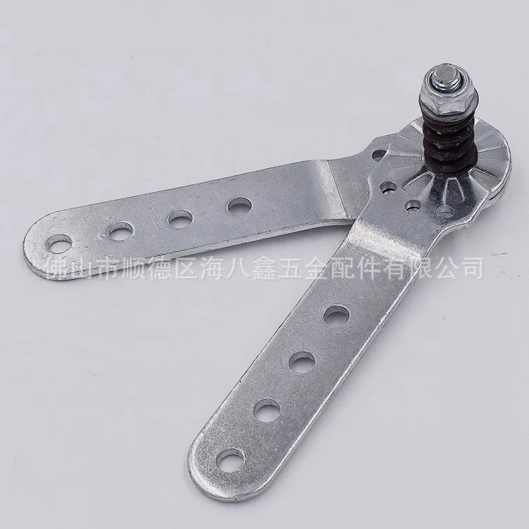 6 joints Iron Connector Hardware Sofa Headrest Locking Hinged Bracket Sofa Headrest Hinge