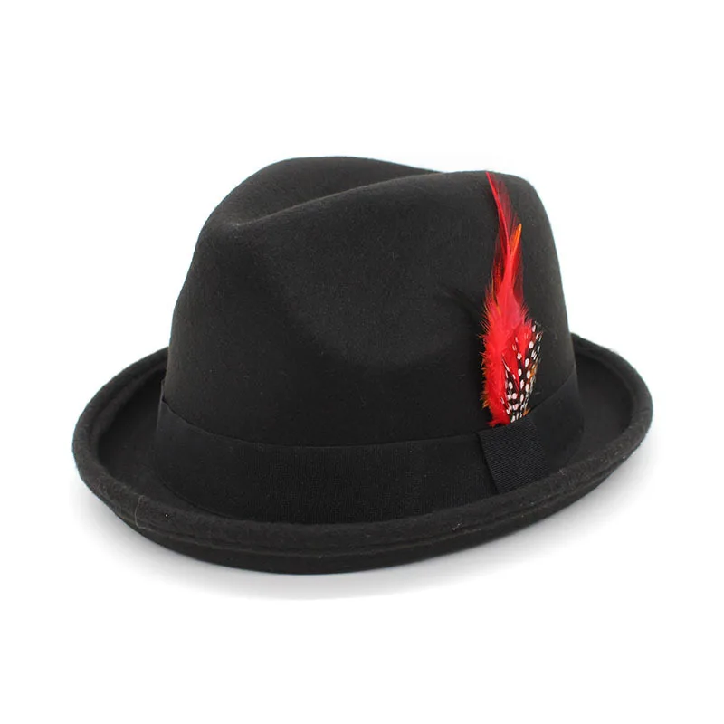2023 fashion Men Bavarian Guy Jazz hat Oktoberfest German Fancy Dress Accessory Beer Festival Feather Top Fedora Hat