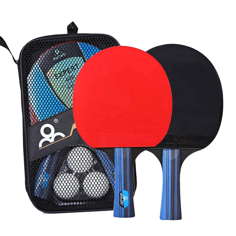 Professional Table Tennis Racket Set Ping Pong Bat