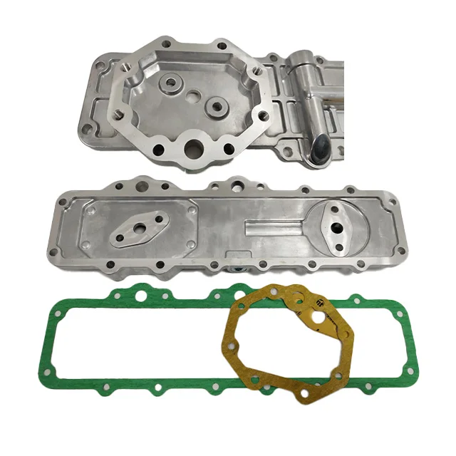 Oil Radiator Core Cap with gasket and oil compartment holder for Caterpillar E312b Excavator Engine Parts for CAT