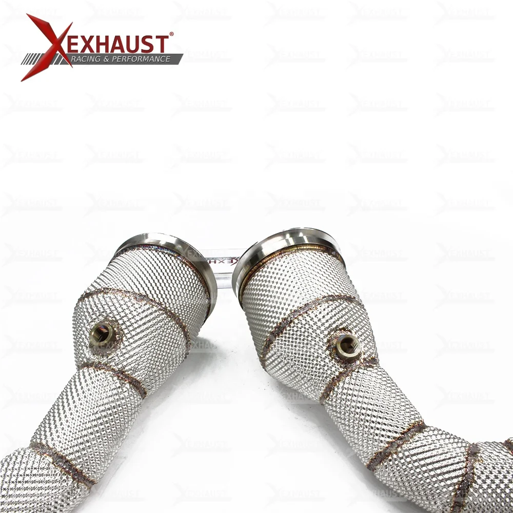 For Lamborghini URUS 4.0 V8 exhaust pipes downpipe heat shield catback exhaust tip valvetronic exhaust muffler