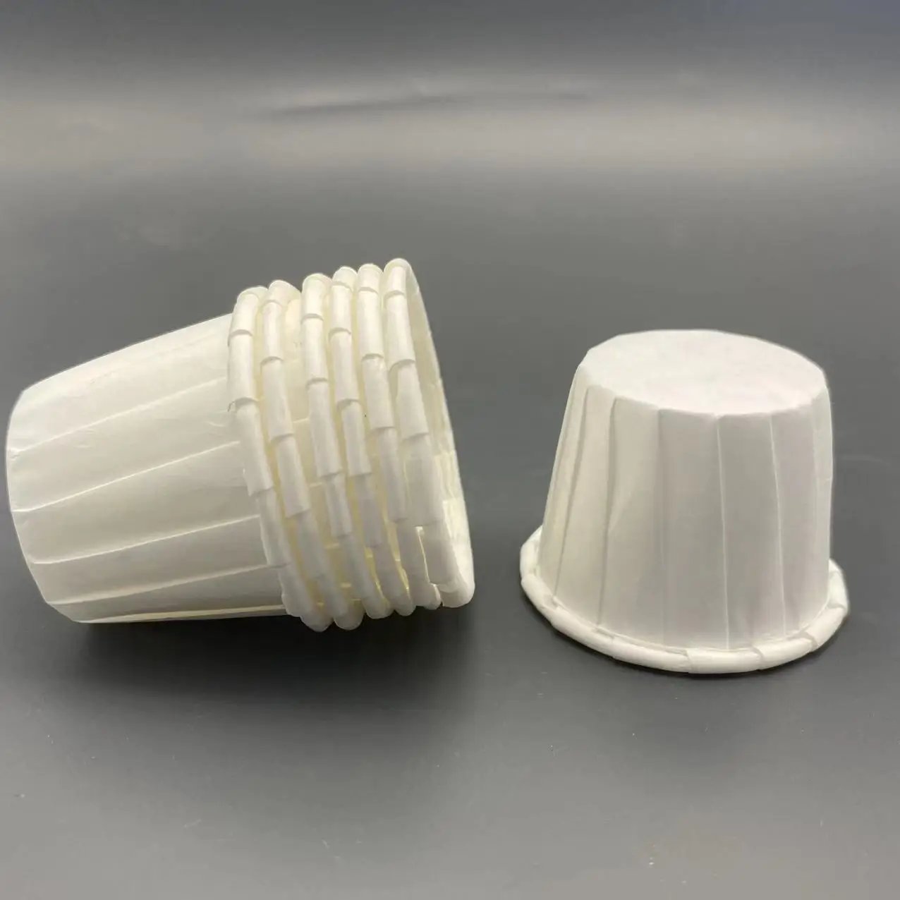 Single Wall 0.5oz-3oz Gold Foil Printed Craft Paper Souffle Cups Mini Sauce Cups at Factory Price