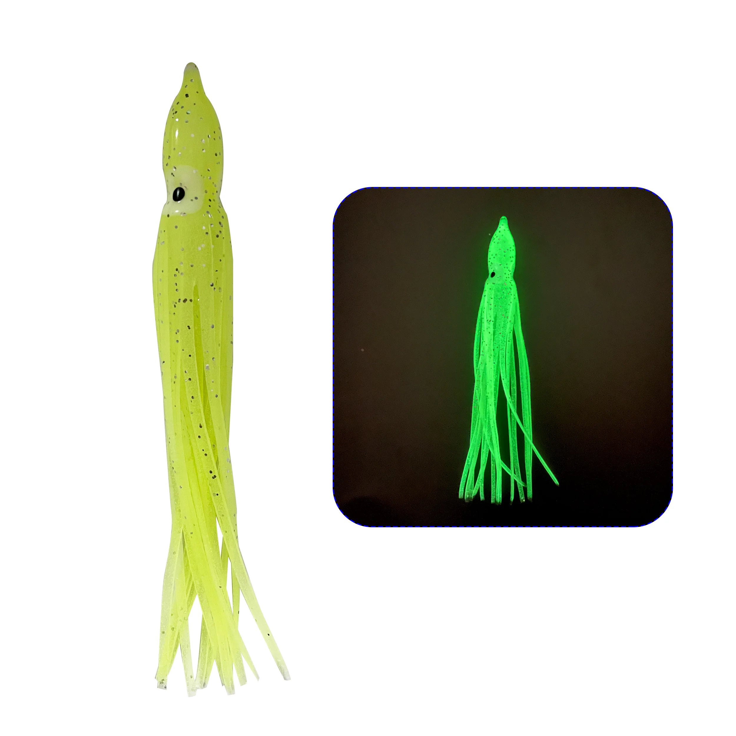 B Swimbait Tuna Lures Jig Isca Artificial Elastic Rubber Soft Octopus Squid Skirt Saltwater  Fishing Bait Lures