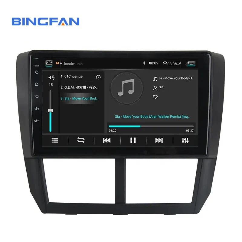 For Subaru Forester Radio 2008 2009 2010 2011 2012 9 inch Car Multimedia Player GPS Navigation Support Android Auto