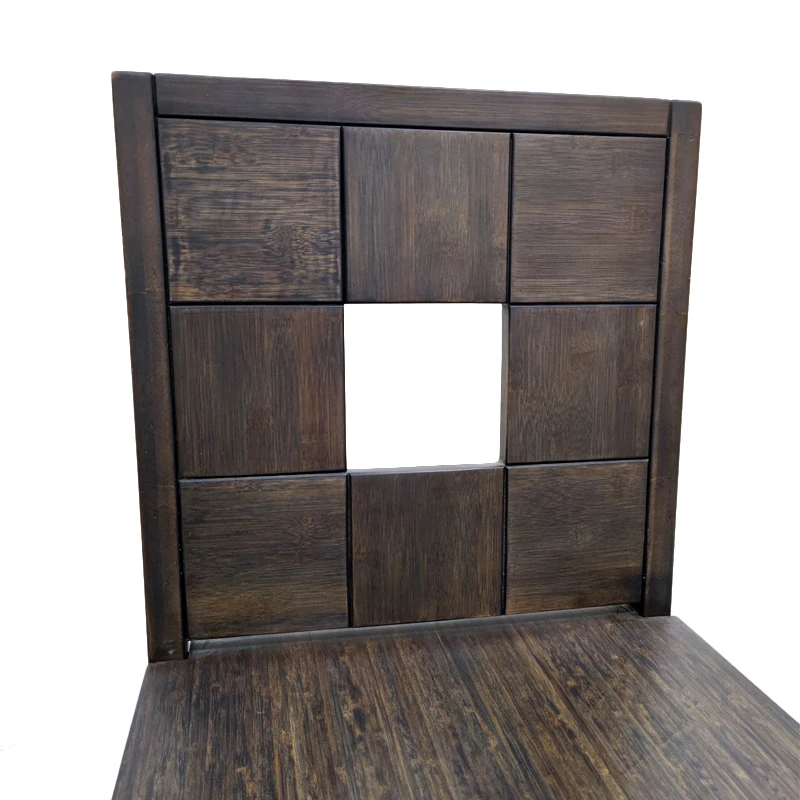 Dark armchair Wholesale design room furniture wooden modern luxury dining chair pure natural wood