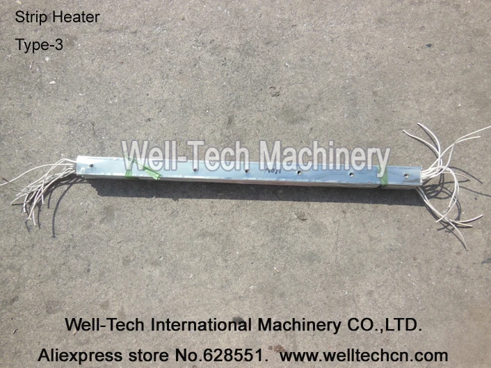 Strip Heaters plastic bag making machine heater band electric hot plate board nickel-chromium wire material Heating Element