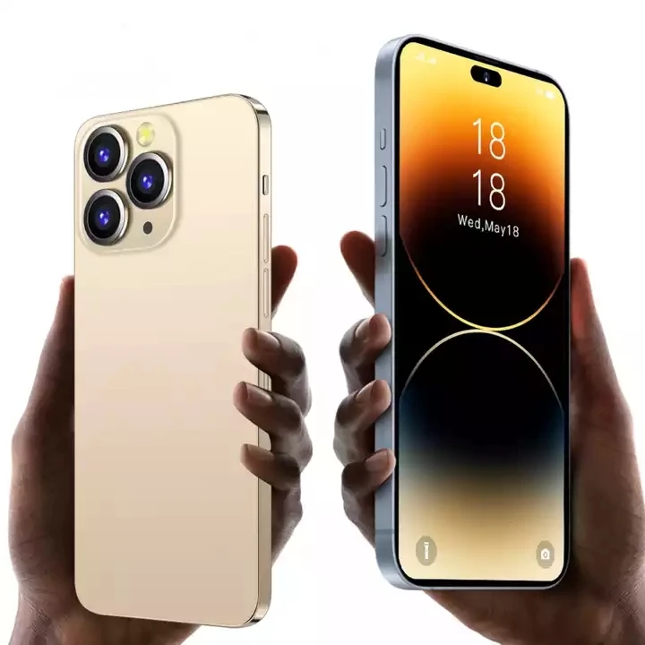 Fast drop ship Original i 14 pro max unlocked cell phone 7.3 inch Big Screen 12GB + 512GB Dual SIM Android 5G smart mobile phone