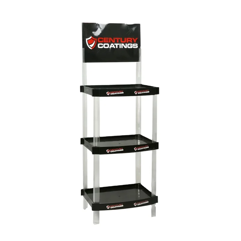 Hot sale customized supermarket shelf beverages milk powder plastic rack display stand