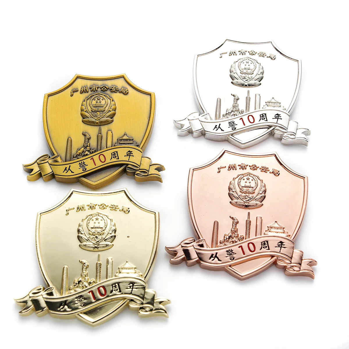3D metal zinc alloy custom different antique plating color lapel pin