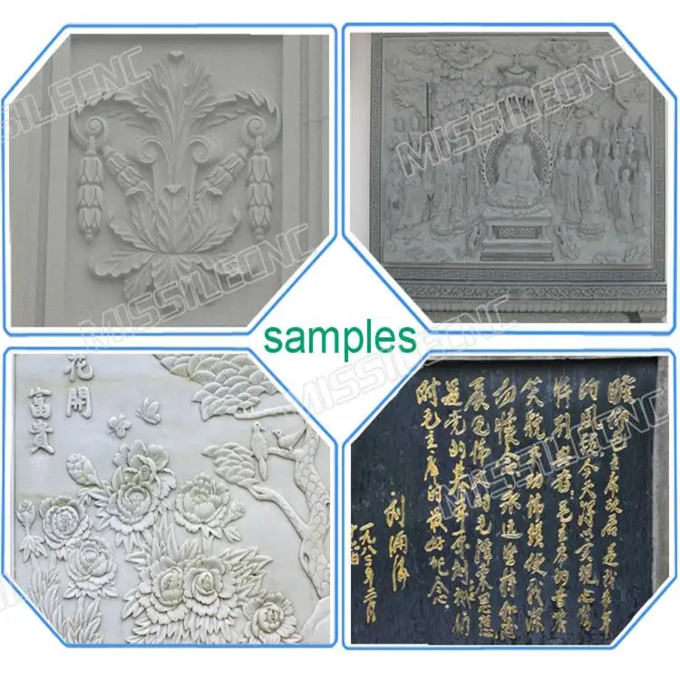 3d Stone cnc router machine for carving and cutting for marble tombstone