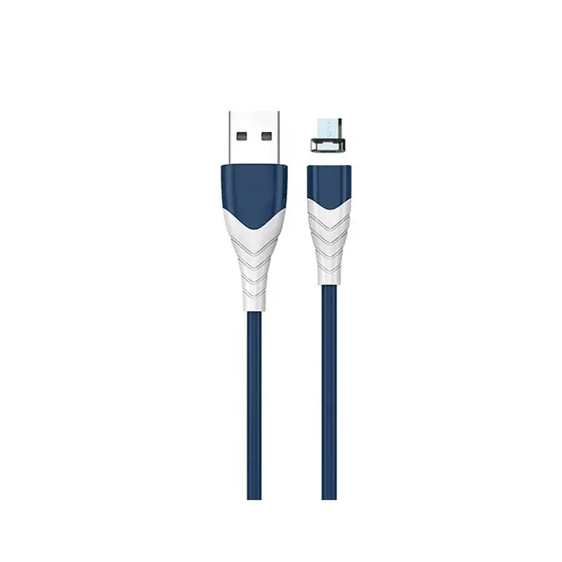 Small card straight head 360 degree magnetic suction wire magnetic charging cable USB, magnetic nylon woven high-speed charger