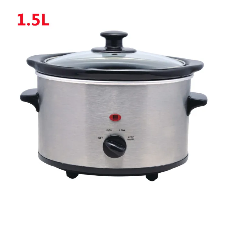  Multifunctional electric casserole slow cooker 1.5L/2.5L/3.5L/4.5L/6.5L simple mechanical pottery stew pot