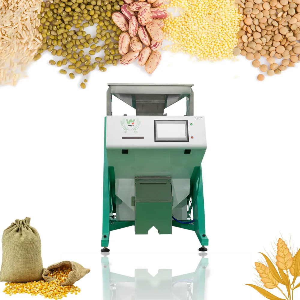 Mini 1 chute lentil /Dal /pulse color sorter color sorting machine for lentil with high accuracy