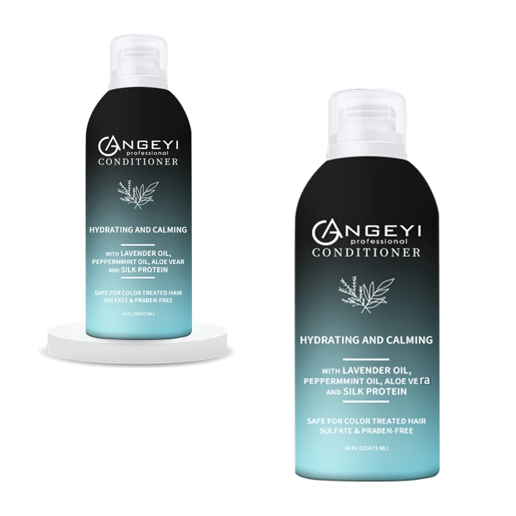 Protein Hydrating Anti-dandruff Nourish Hair Shampoo Champu Lavender Peppermint Aloe Vera Silk Unisex Adults 10 Years Daily Life