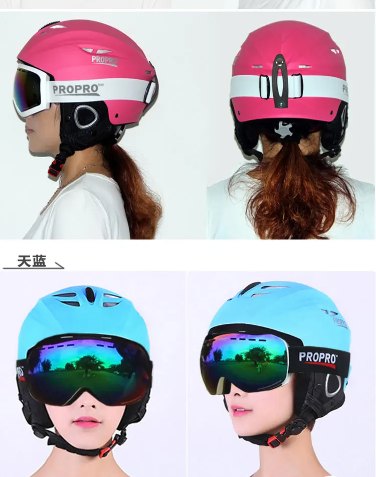CE Certified Snow Sport Safety Helmet For Skiing Helmet Hot selling ABS shell Sport Head Packing Protection Feature Safety