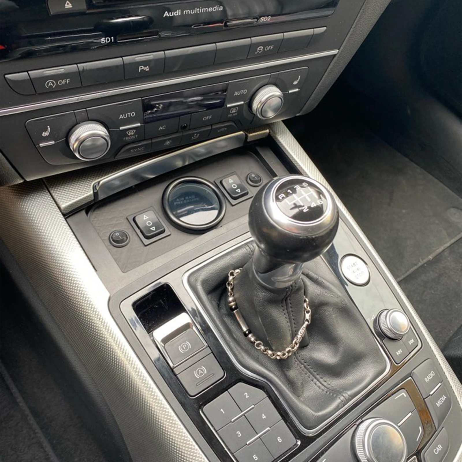 Air Suspension three display Air pressure Gauge with Paddle Valve Switch for Air Ride Tuck