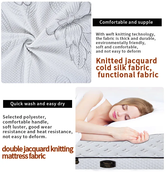 Factory Direct Sales Of High Quality Can Be Wholesale Polyester / Bamboo Fiber Mattress Ticking Polyester Hometextile Fabric