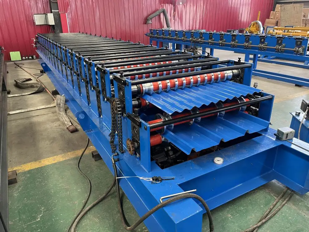 High Quality Good Price Roofing Sheet Making Machine Metal Portable Corrugated Steel Roofing Sheet Machine