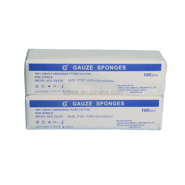 high absorbent cotton non sterile medical gauze