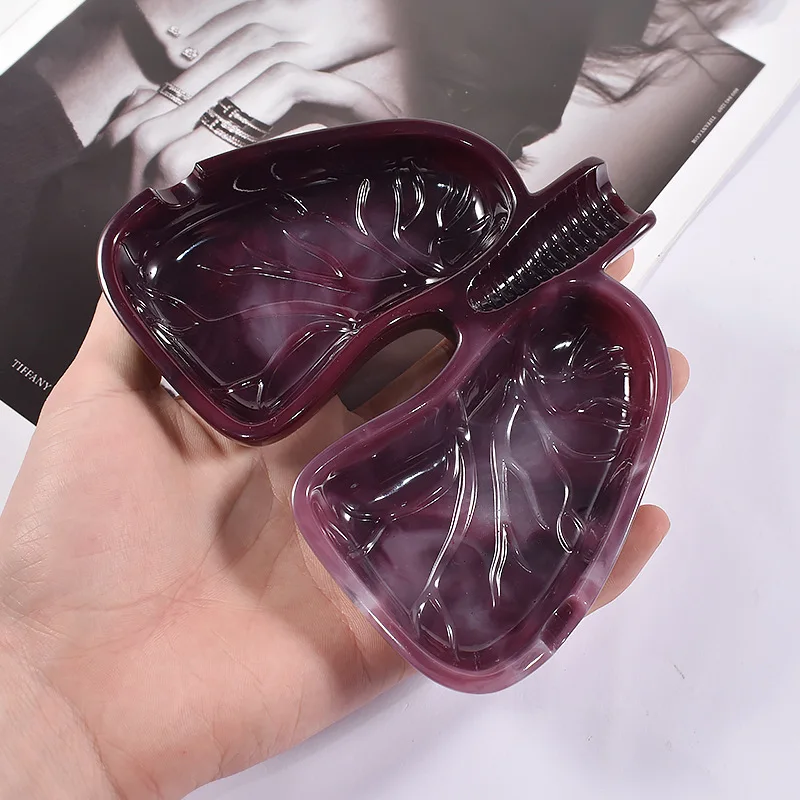 Lung shape ashtray epoxy silicone mold diy cement plaster tray  steel ashtray epoxy molds silicone for table