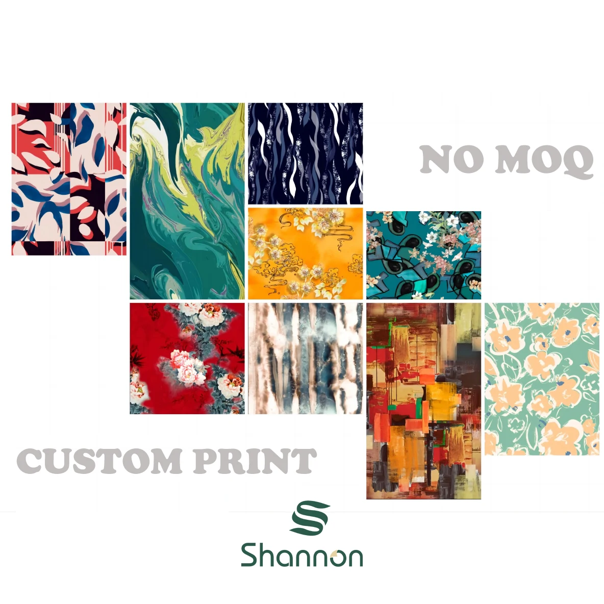 Manufacturer 82% lyocell 18% Nylon woven poplin fabric custom digital print light chiffon breathable soft for women dresses