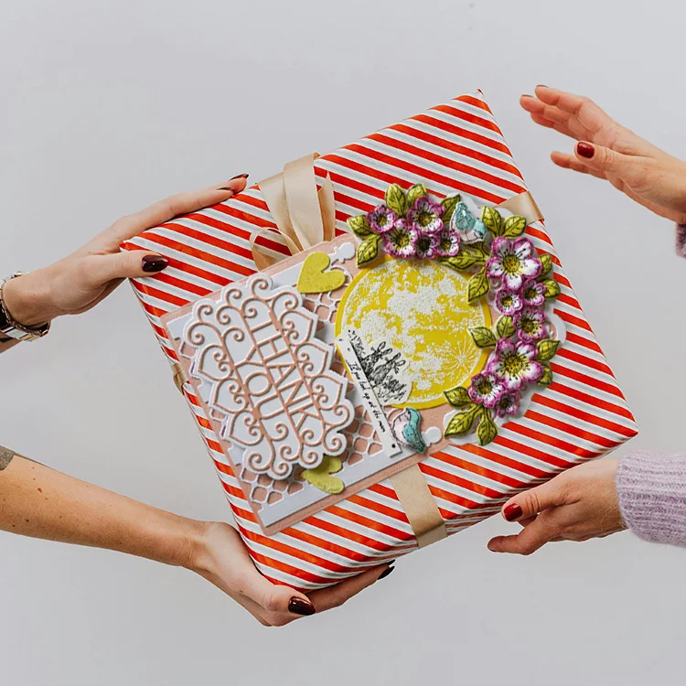 Luxury Paper Christmas Gift Postcard Greeting Cards with Envelope thank you Card for Small Business Customized Greeting Cards