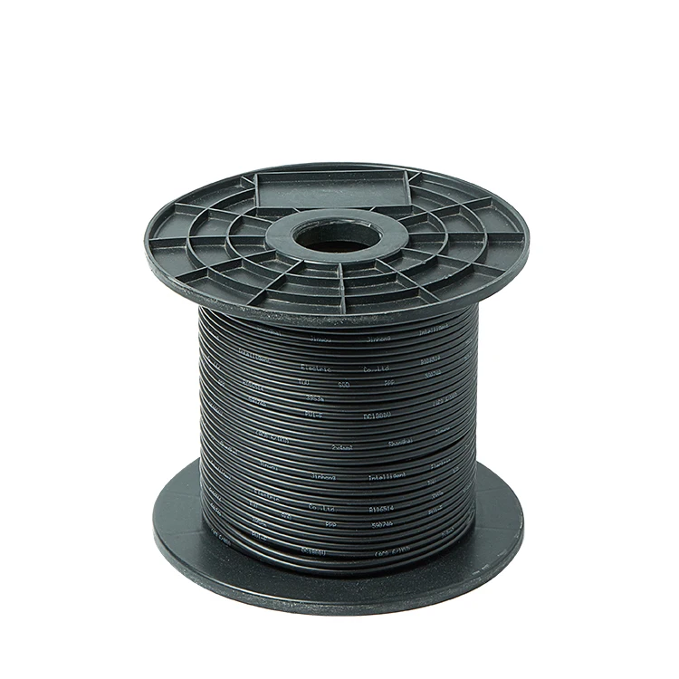 Jinyou Customized 1*4mm Solar Cable Panel Inverter Battery Solar Wire Cable PVC Tinned Copper Insulated Stranded Conductor Solid