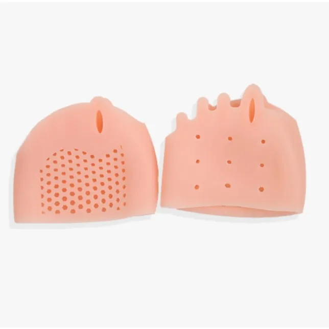 TPE Gel Five Loop Toe Pads Bunion Pain Relief Toe Separators Pedicure Straightening Corrector Toe Gel Forefoot Pad