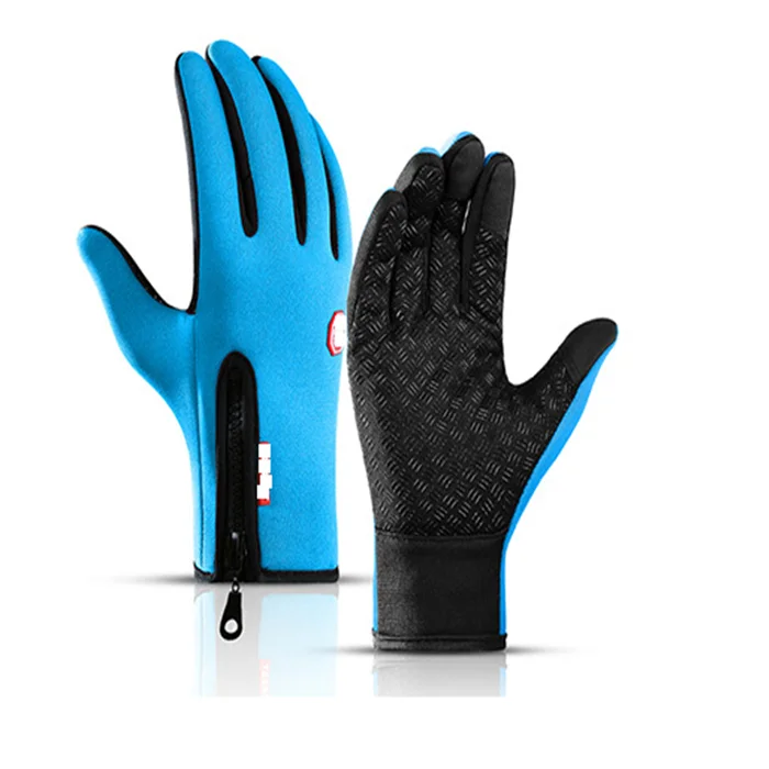 Winter Hot Sale Outdoor Warm Non-slip Plus Fleece Thickened Touch Screen Unisex Wholesale Skiing Cycling Gloves