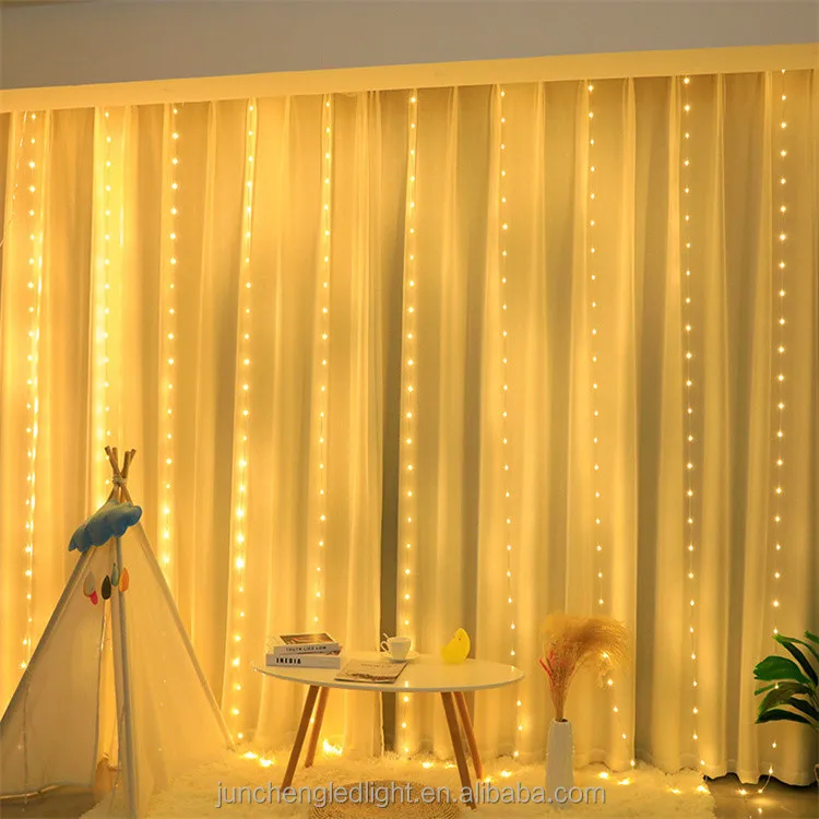 Decoracion de Navidad Leather Wire Led Garland Fairy Curtain Light