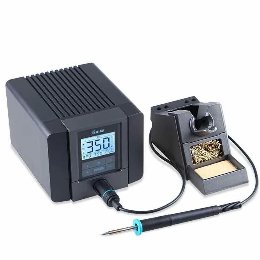 Быстрая Бессвинцовая паяльная станция TS1200A BGA со светодиодным дисплеем и одним наконечником паяльника, станция для переделки горячим воздухом