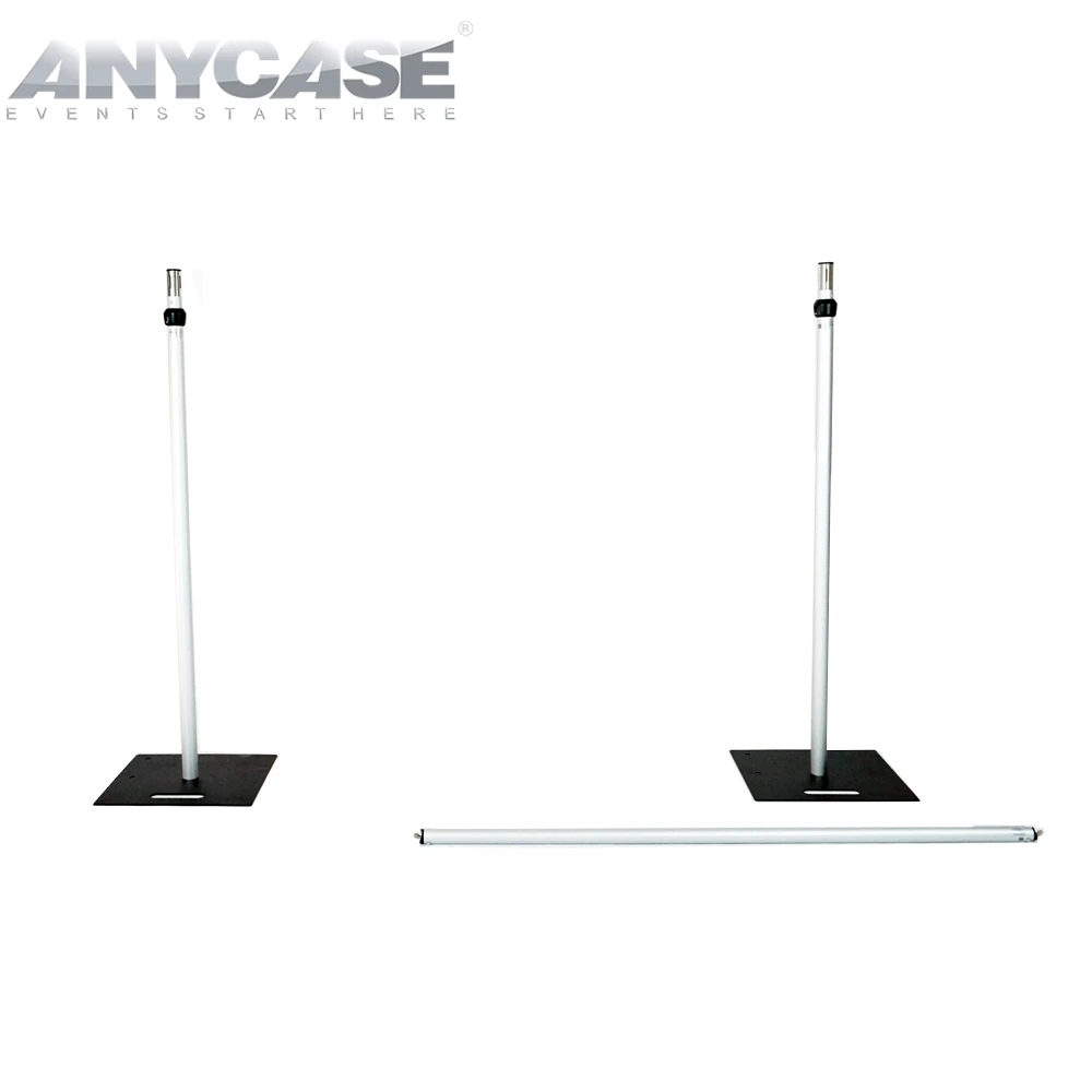 ACS Telescopic Drape Stand Stage Backdrop Aluminum  Pipe And Drape Romantic Wedding Decor