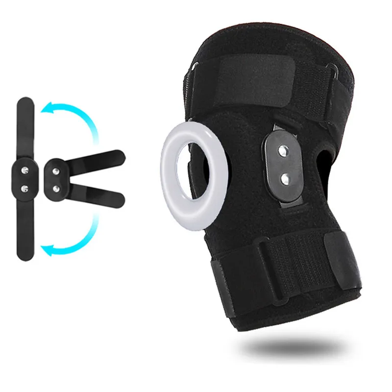 Neoprene open patella knee brace compression knee support brace with adjustable straps