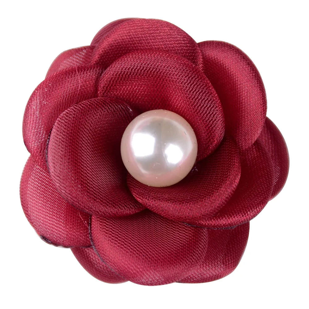 Small Layer Artificial Fabric Flower For Wedding Boutique Chiffon Lotus Party Clothing Hair Accessories Decorative Flowers