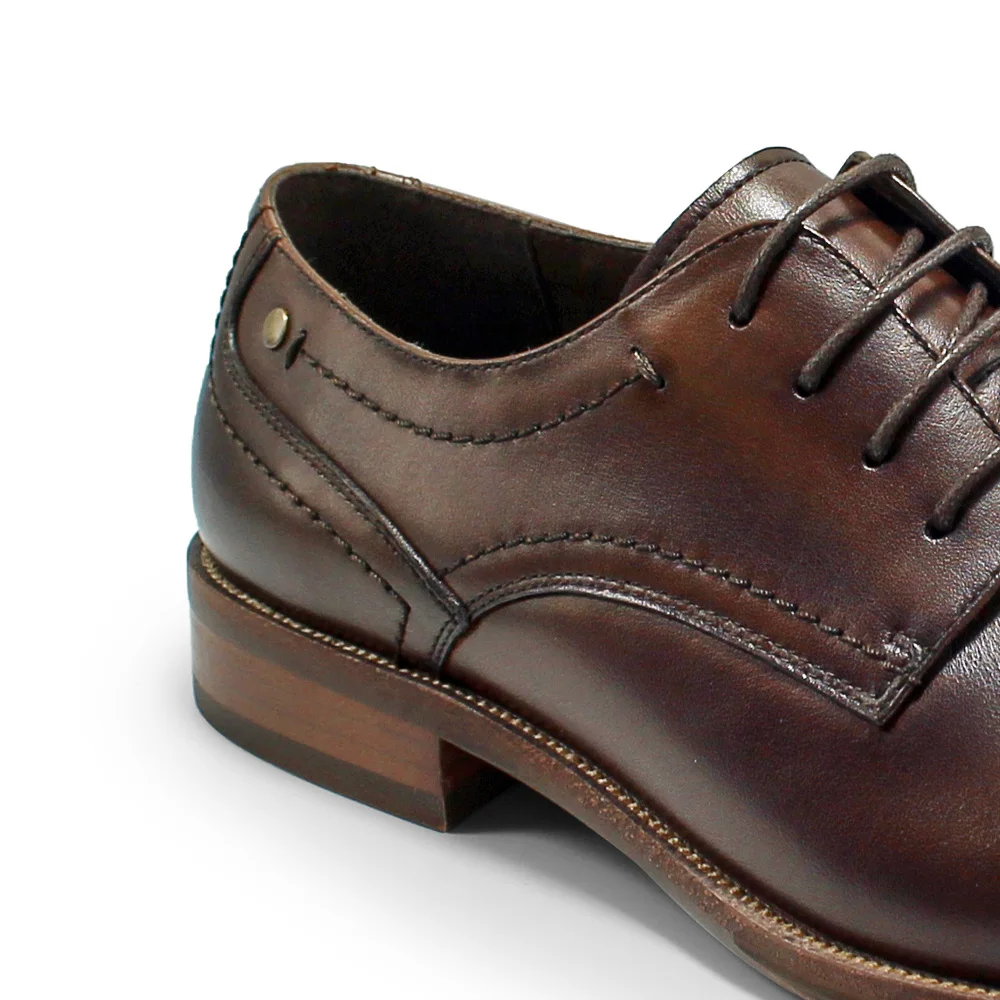 
2021 New mens brown dress business classic men shoes genuine leather footwear for men 