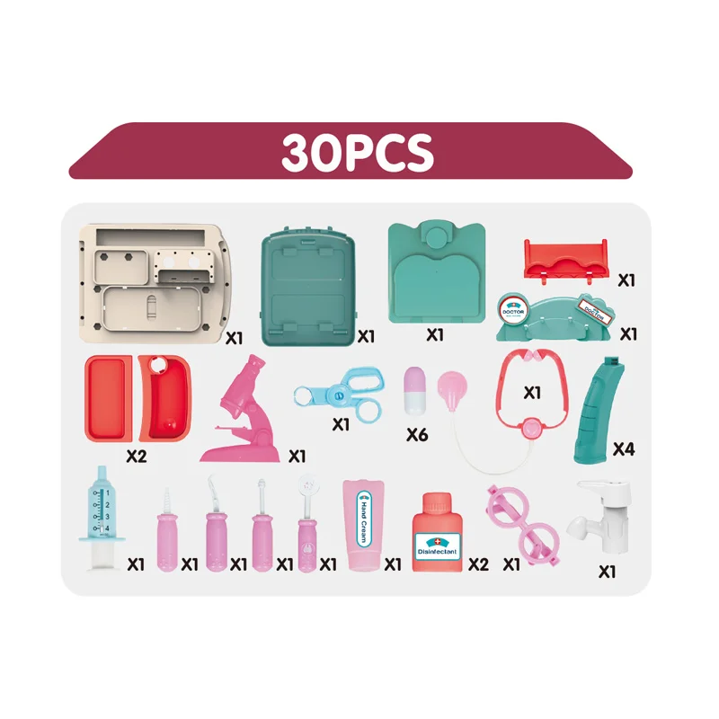 Battery operated toy  doctor set toy role play toy set for kids pretend play