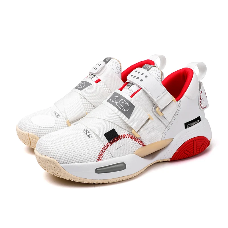 Factory Direct Discount Anti-Slippery Comfortable Breathable White Sneakers Man Basketball Sneaker Sport Shoes