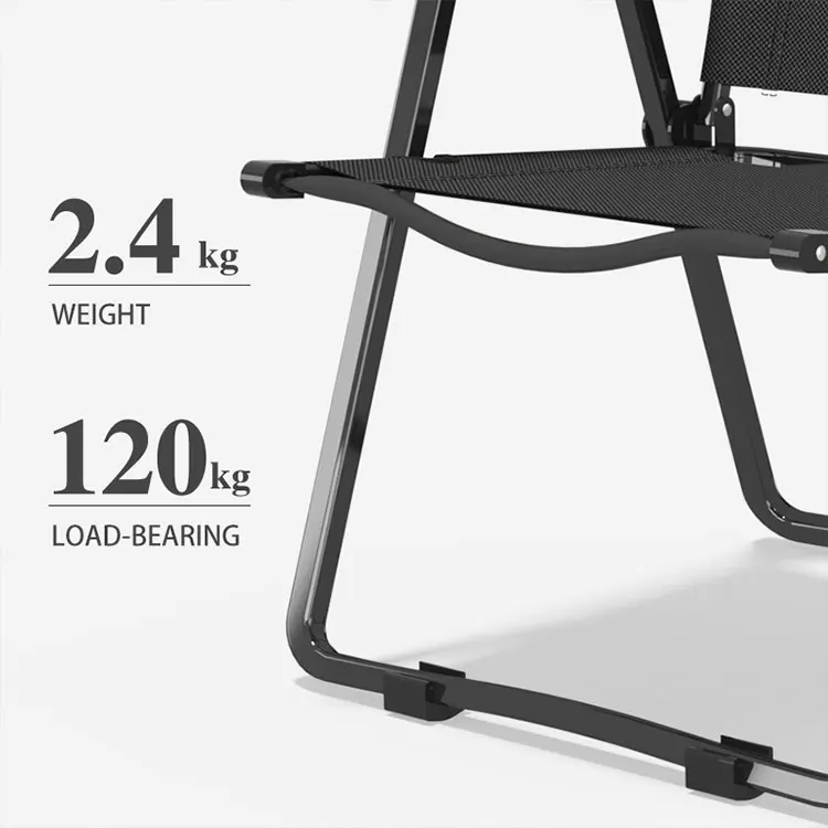 OutdoorPortable Easy Carrying Metal Strong 600D PE Oxford Cloth Fishing Chair Beach Chair Foldable