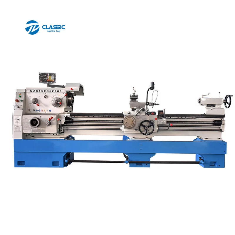 Taiwan Brand New Good Quality machine CA6150 mini bench small mechanical grizzly metal manual lathe