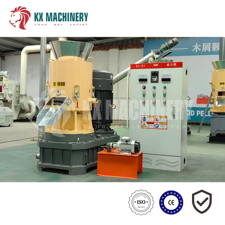 Flat Die Pellet Machine Multiple Biomass Pine Wheat Straw Barley Straw Rice Husk Corn Stover Peanut Pellets Wood Pellet Mills