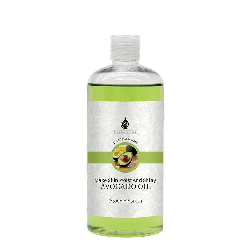 
Best Carrier Oil First Squeeze Cold Pressed Green Avocado oil For Face Skin Hair 