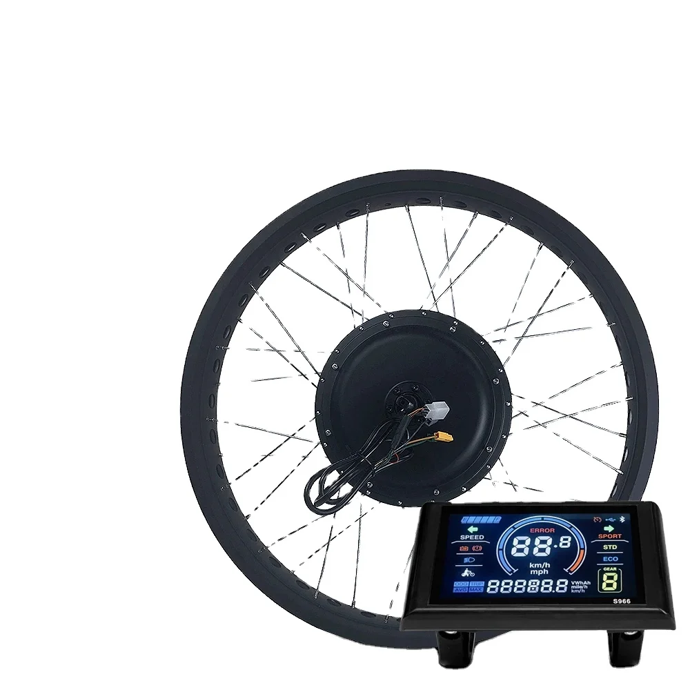 Electric Bike Fat Tire Motor Kit 48V 1500W Rear Wheel Hub Motor 20 24 26 Inch 4.0Tire 170mm/190mm For Snow Ebike Conversion Kit