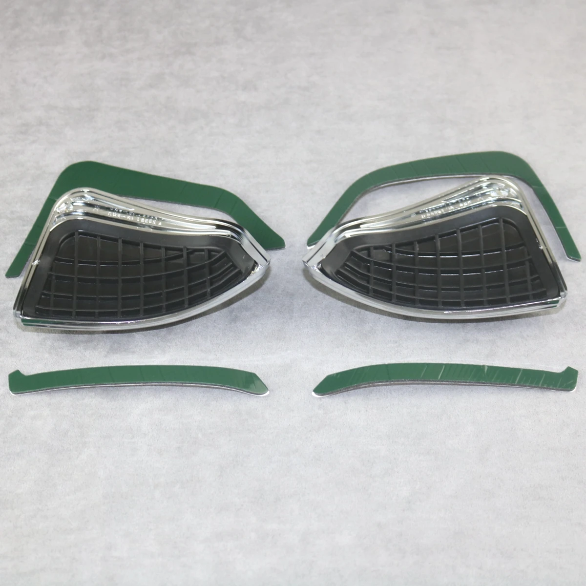 Motorbike Left and right side box rear collision Decoration For Honda Goldwing GL1800 2012-2017 ABS Plastic Chrome