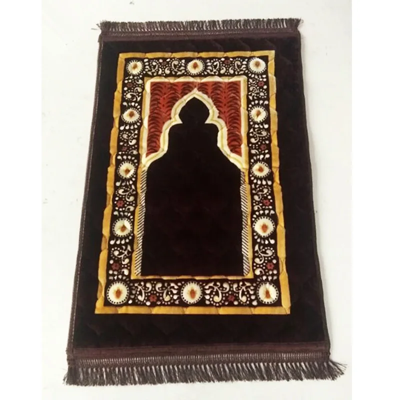 Foldable  Mat Muslim Islamic Prayer Rug Customize Floor Mat Turkish Prayer Matmuslim gift set prayer mat tasbih islamic