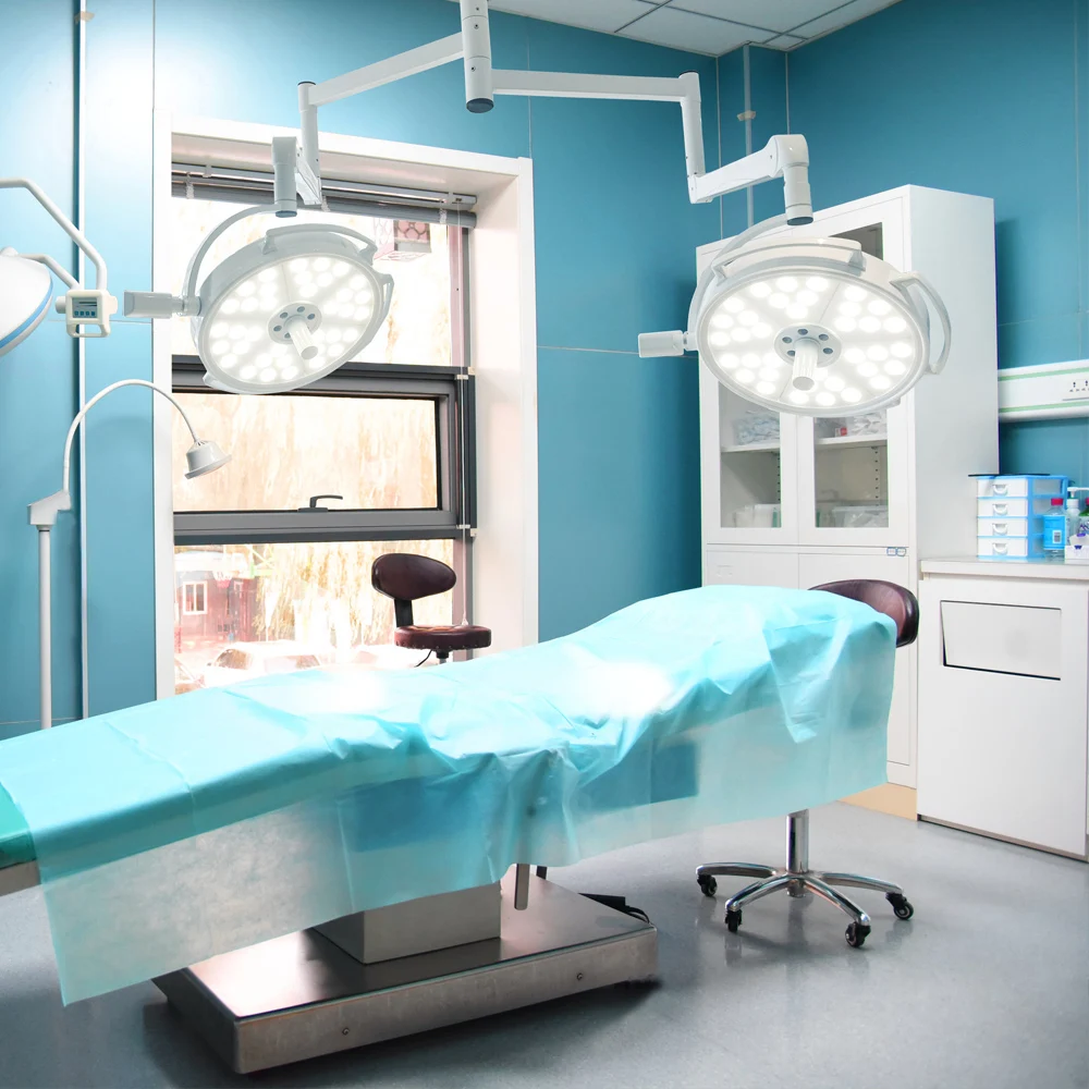 Chenwei Shadowless Operating Lamp Double Arms LED Medical Lamp Led Ceiling LED Operating Lamp Surgical Light