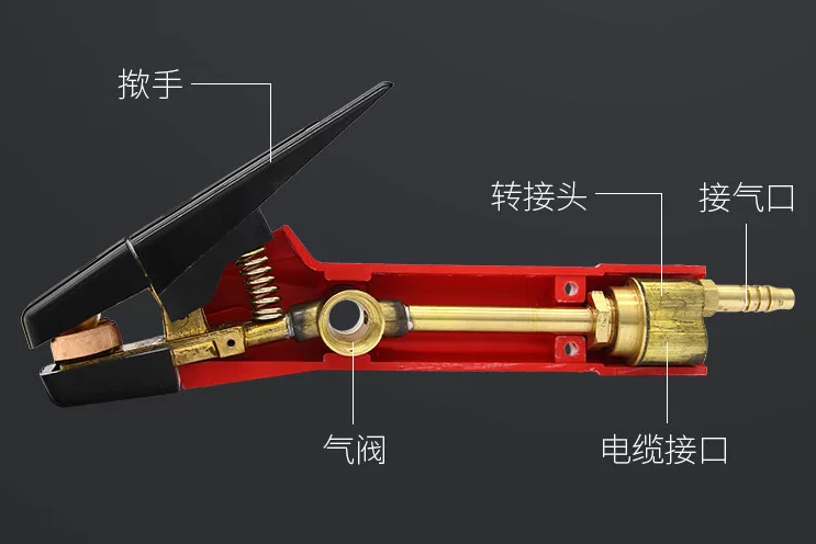 Carbon arc gouging torch Arc welding machine carbon rod excision repair