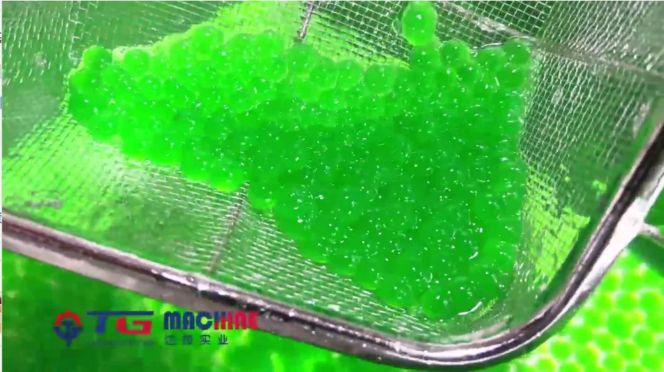 Large Production Capacity Automatic Bursting Juice Ball Maker Popping Boba Making Line For Bubble Tea